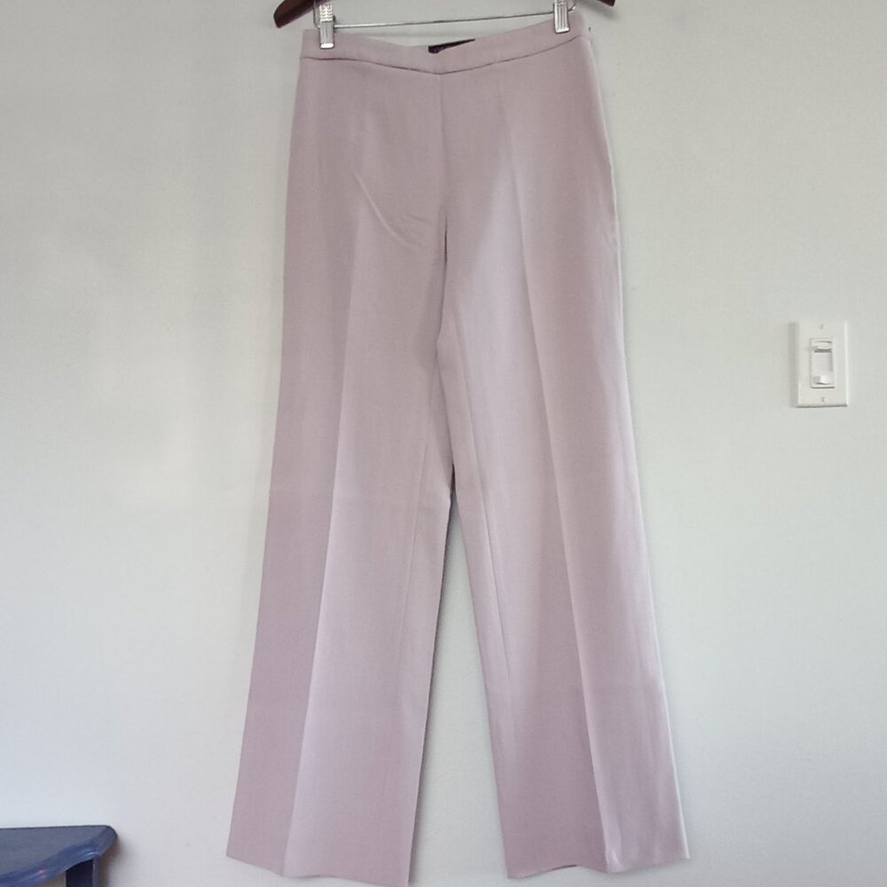 GIAMBATISTA VALLI light pink wide leg trousers